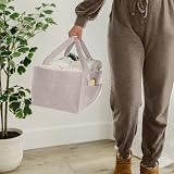 PUTSKA Baby Nappy Caddy Organizer Extra Large Mocha 41x25x18 cm view 5