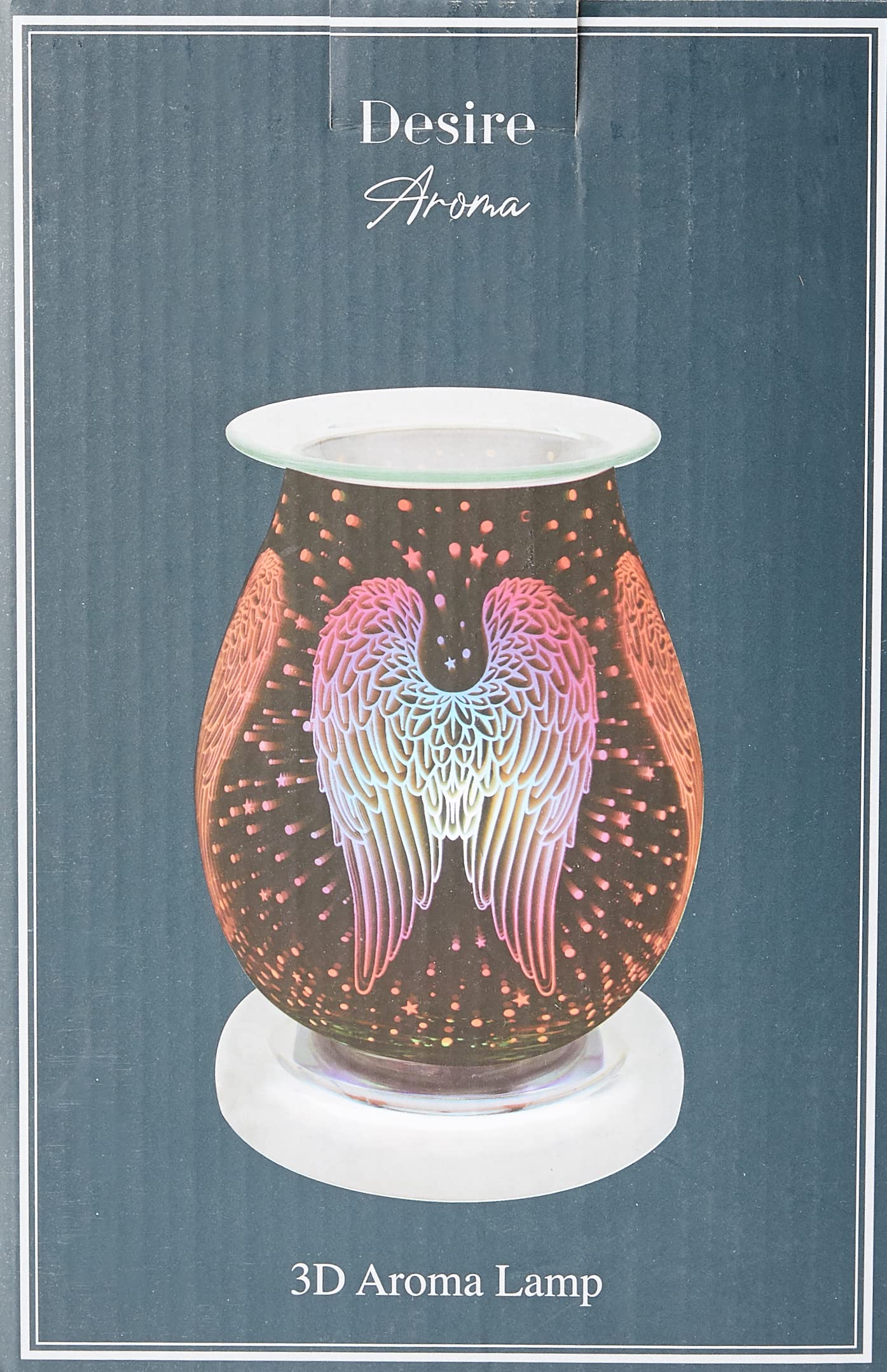 Lesser & Pavey Desire Aroma Wax Melt Burner -Scented -Shaped Touch Lamp with Gorgeous Night Light &Glitter Star Romantic Decorations-Ideal Home/Living Room and Office Decor Accessory