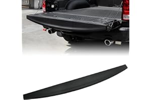 KEWISAUTO Tailgate Spoiler Molding Cap for 2009-2019 Dodge Ram 1500, Combined Center Tailgate Flex Step Cap Top Molding Trim Protector Cover for 2010-2018 Dodge Ram 2500 3500 Accessories, 3PCS