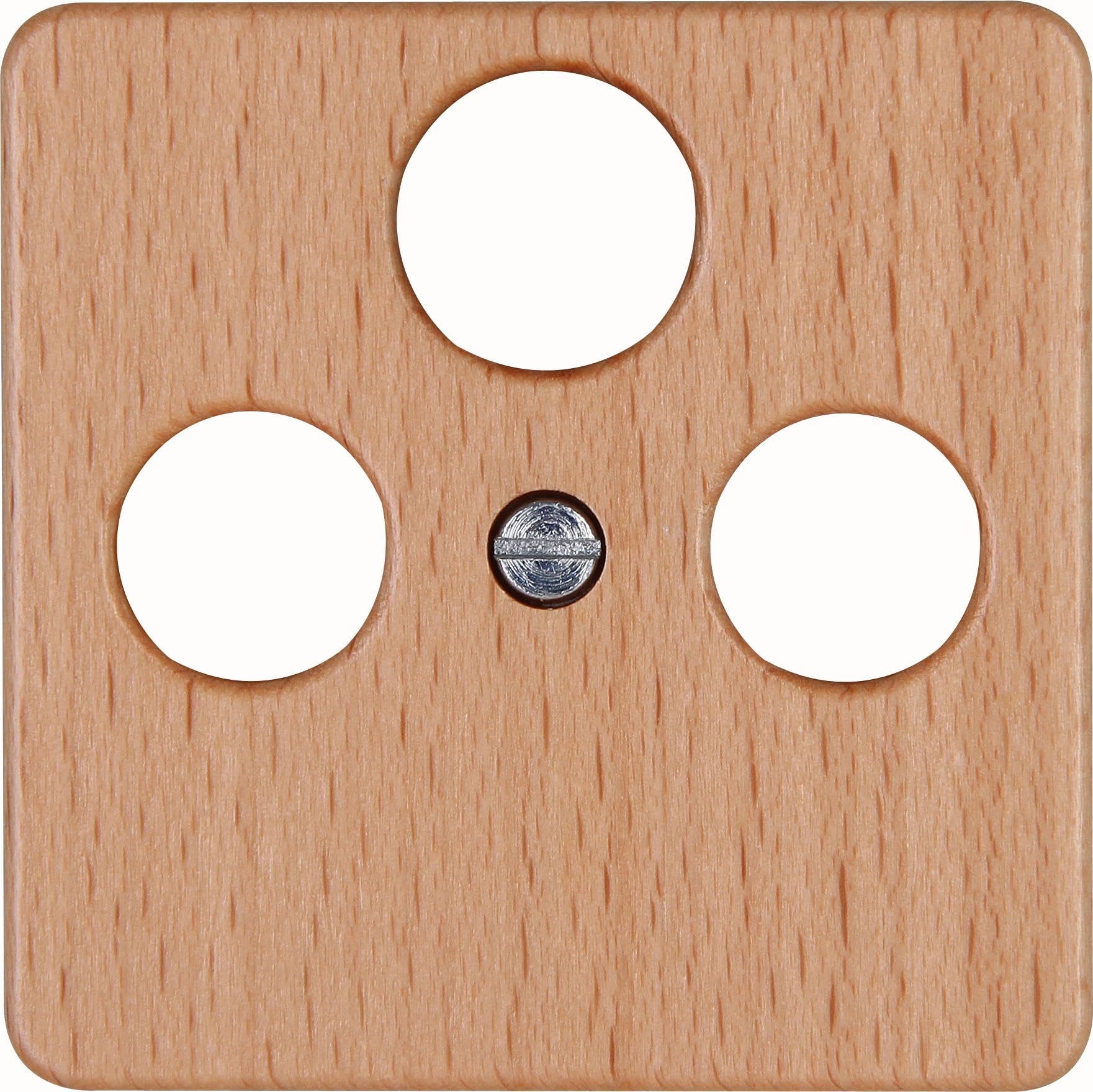 Kopp Milano 357831186 Antenna Cover for TV/RF/SAT Beech