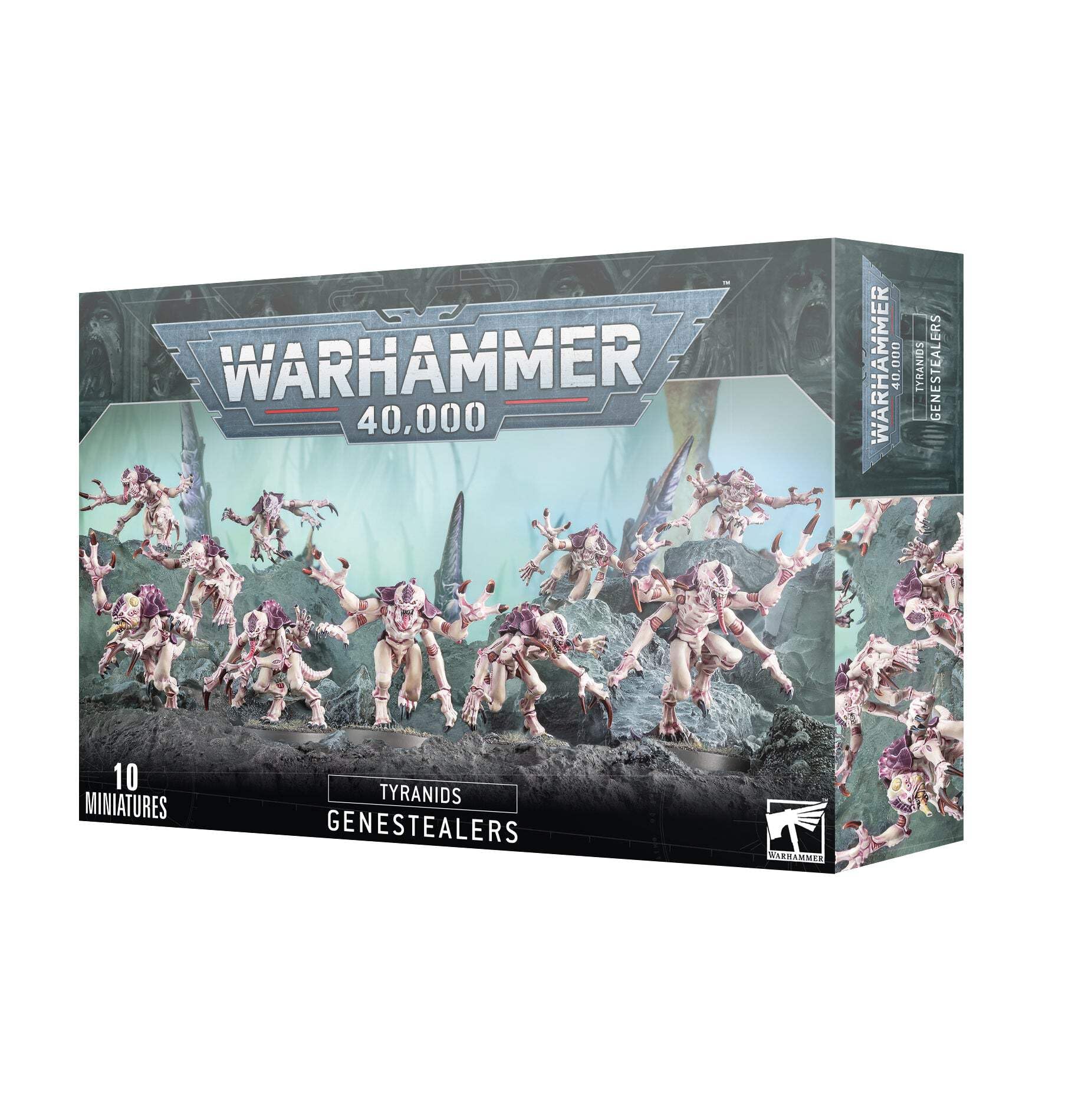 Games Workshop - Warhammer 40,000 - Tyranids: Genestealers (2023), Black