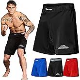 BJJ Shorts for Men No-Gi Jiu Jitsu Grappling, Muay Thai Shorts, Boxing, Kickboxing, MMA Fight Shorts Cage/UFC Training Shorts