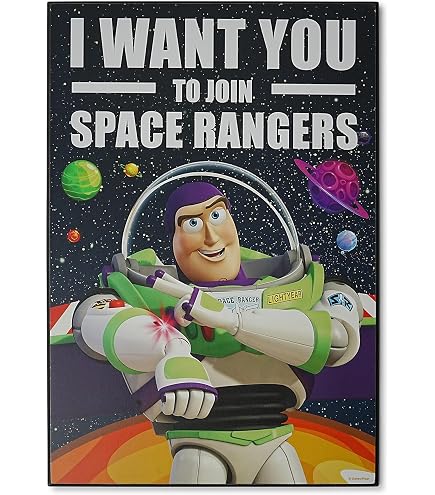 Toy Story – Pôster/impressão do filme da Disney/Pixar (Buzz