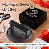Gourmet Easy 900g Smash Burger Press Cast Iron with Heat Resistant Handle view 7