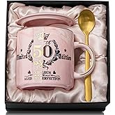 50th Birthday Gifts for Women Her, Fabulous 50 Aged to Perfection, 14oz Gold Pattern Coffee Mug, Cool Gifts Idea for Turning 50 Year old Mom, Wife, Daughter, Sister, Friends, Aunt, Nice Gift Boxed