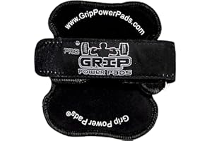 GRIP POWER PADS Original Lifting Grips The Alternative to Gym Workout Gloves Comfortable & Light Weight Grip Pad for Men & Women That Want to Eliminate Sweaty Hands Gym Gloves (Single Pair)