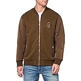 BOSS mens Double B Logo Cotton Bomber Jacket