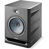Focal Alpha 80 Evo – 8" Active 2-Way Studio Monitor, 115W RMS Bi-Amp, Slatefiber Woofer, 38Hz–22kHz, High-SPL Nearfield Reference Speaker – Sold Individually