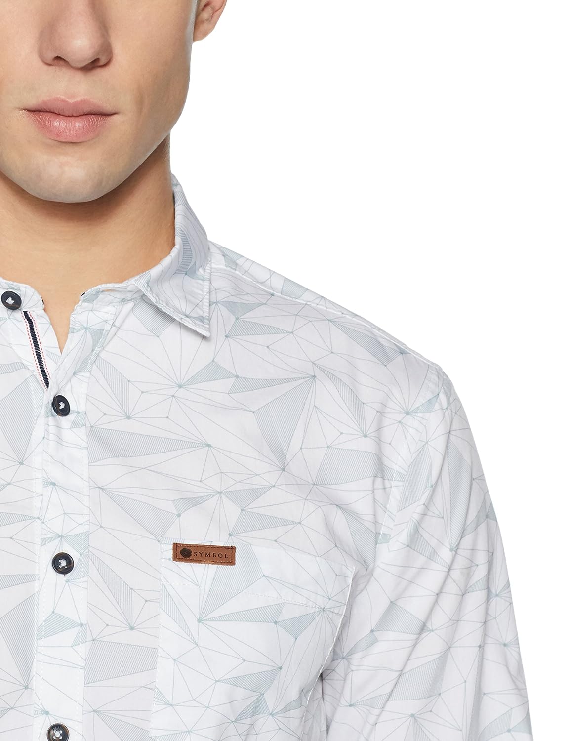 symbol amazon brand men's regular fit casual shirt