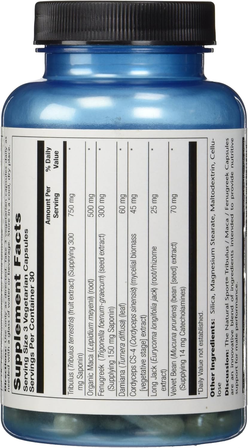 Natural Sport Tribulus/Maca/Fenugreek Supplement, 90 Count: Health & Personal Care