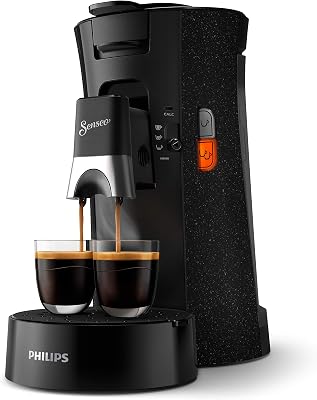 Senseo Select Kaffeepadmaschine, Schwarz, 3 Spezialitäten