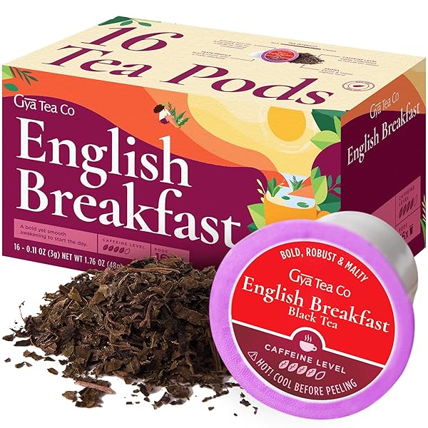 GYA TEA CO ENGLISH BREAKFAST BLACK TEA POD...