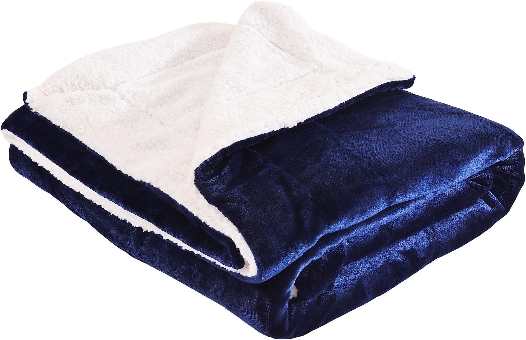 Toodou Super Soft Microfiber All Season Blanket for Bed or Couch, Queen Blanket, 200cm*230cm Navy Blue