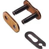RK Racing Chain GB520EXW-CLIP-CL (520 Series) Gold XW-Ring Clip-Type Connecting Link