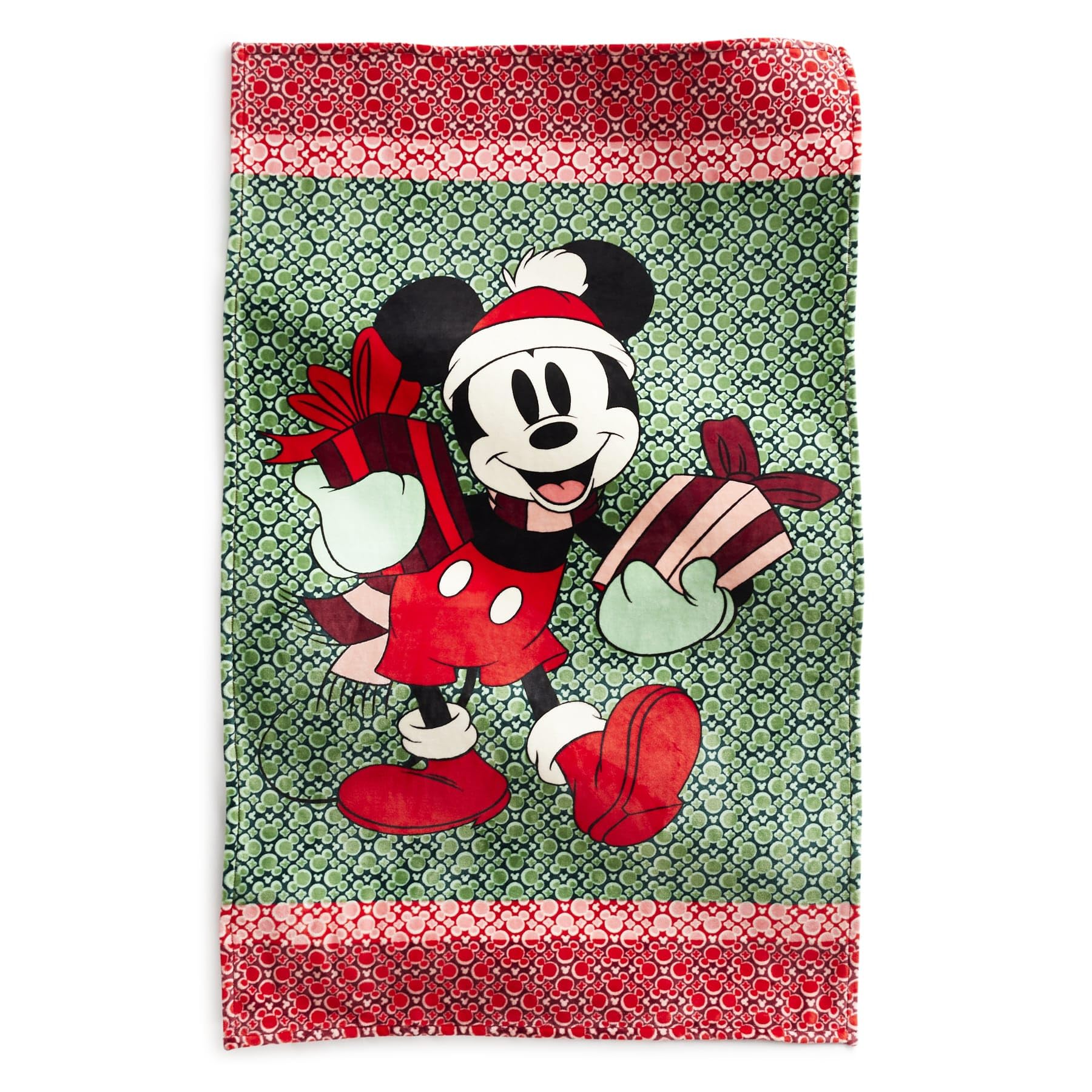 Vera Bradley Women's Disney Fleece Plush Throw Blanket, Mickey Mouse Holiday Gifting, One Size Image