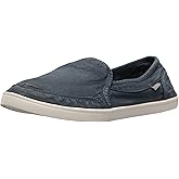 Sanuk Womens Pair O Dice Loafers | Womens Shoes | Slip On Shoes for Women | Women's Slip-on Loafers | Comfort Footbed, Navy, 10