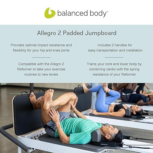 Balanced Body Allegro Padded Jumpboard, Pilates Reformer