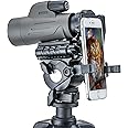 Carson MonoPix Smartphone Digiscoping Adapter Bundle with 8x42mm Waterproof Monocular for Hunting, Bird Watching, Sight Seeing, Sporting Events, Wildlife Viewing, Target Shooting & More (MP-842IS)
