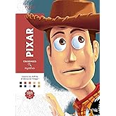 Pixar - 100 dessins à révéler [ Adult coloring book ] (French Edition)