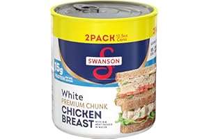 SWANSON S Swanson White Premium Chunk Chicken Breast with Rib Meat in Water, 12.5 oz. (Pack of 2)