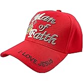 Black Duck Brand Embroidered Man of Faith Adjustable Baseball Cap - Multiple Colors Available