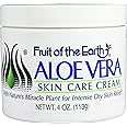 Fruit of the Earth Aloe Vera Skin Care Cream, 4 Ounce