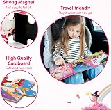SYNARRY Magnetic Puzzles 3-5 Year Old Girls Unicorn Mermaid Princess 20 Pcs view 3
