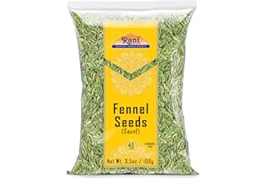 RANI BRAND AUTHENTIC INDIAN PRODUCTS Rani Fennel Seeds (Saunf Sabut) Whole Spice 3.5oz (100g) ~ All Natural | Gluten Friendly | NON-GMO | Kosher | Vegan | Indian Origin