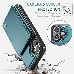 Vinich for iPhone 16 Plus 6.7" Wallet Case with