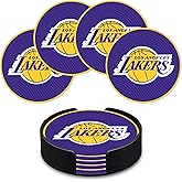 Rico Industries NBA Basketball Standard Classic Favorites: PVC Coaster Set (4-Pack)