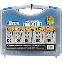 Kreg SK03 Pocket-Hole Screw Kit in 5 Sizes