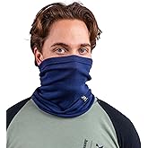Janus Wool Kleveland Merino Neck Gaiter - Lightweight, Unlined Wool Scarf for Men, Women & Teens - Warm Winter Protection - Essential Snowboarding Neck Warmer - One Size - Blue