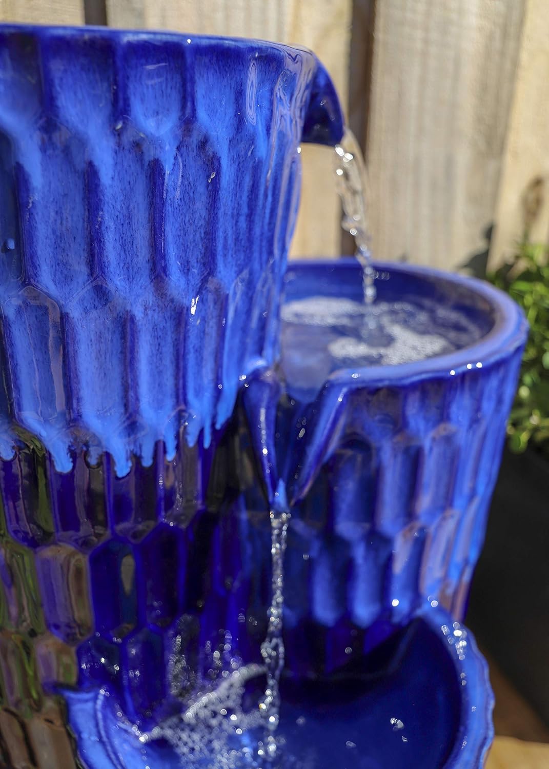 Kenroy Home 51078CB Nueva Fountains, Cobalt : Garden & Outdoor