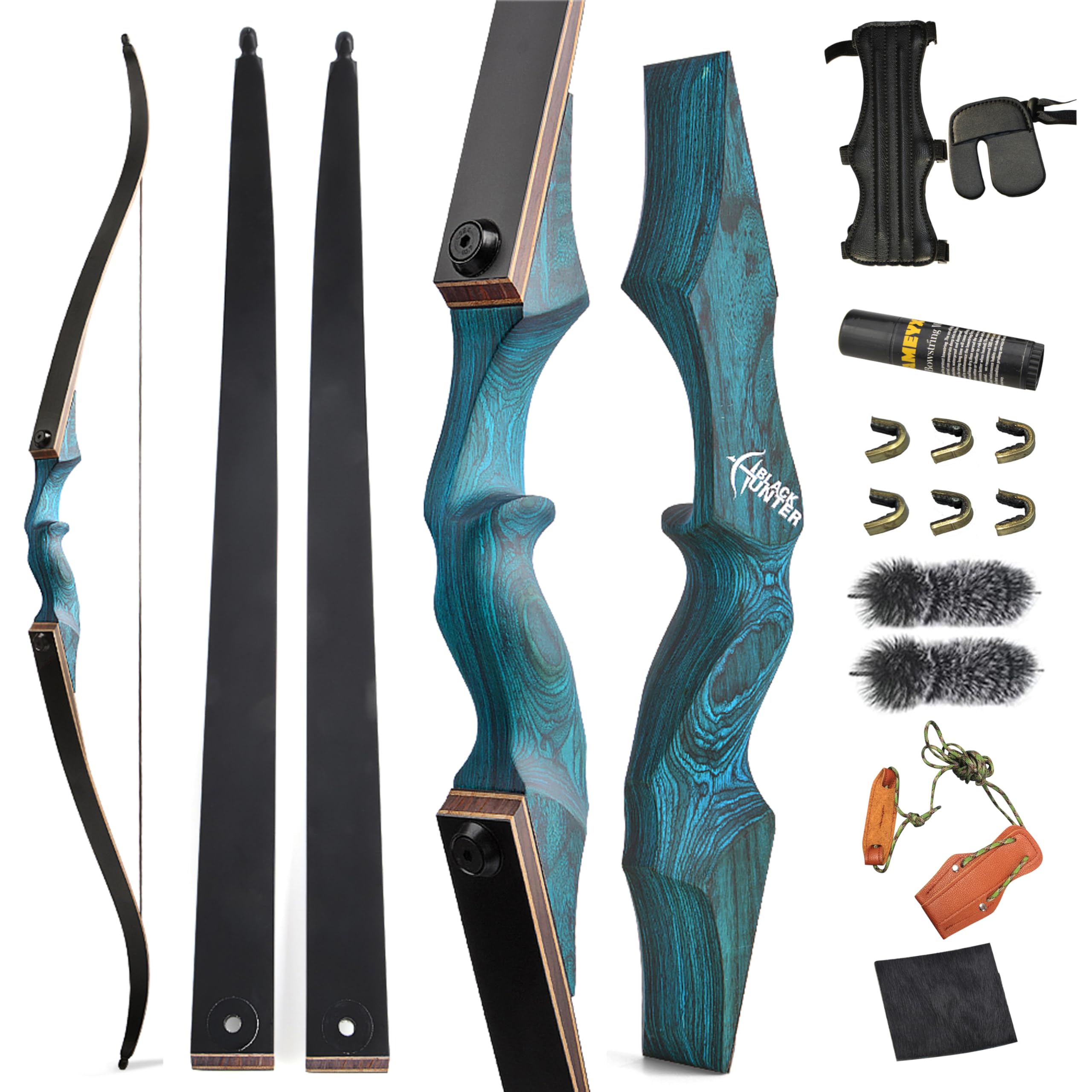 Black Hunter 60” 40 lb recurve bow