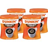 Dunkin' Original Blend Ground Coffee, Medium Roast, 30-Ounce Canister (Pack of 4)