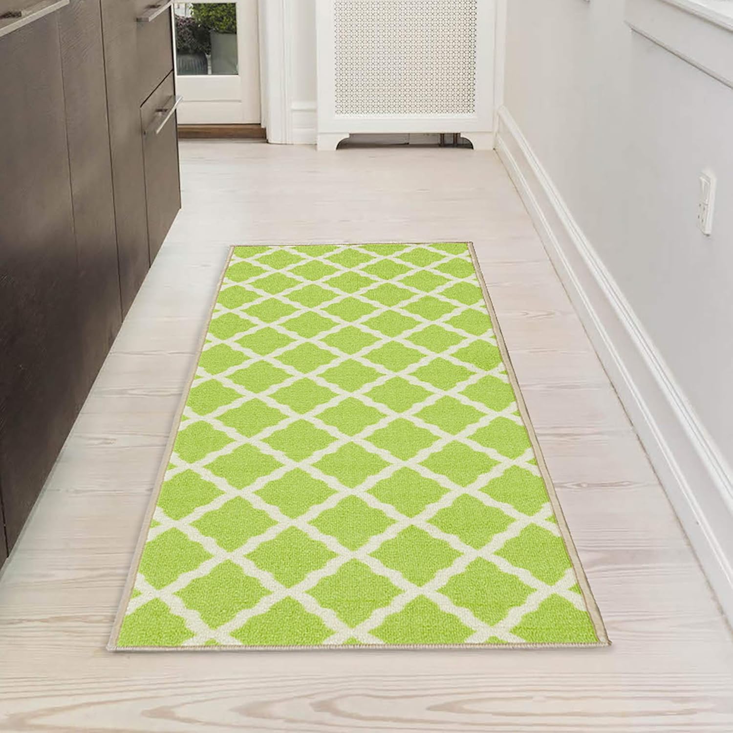 Ottomanson Glamour Collection Contemporary Moroccan Trellis Design