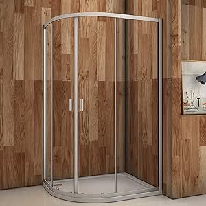 Cuadrante doble puerta corredera 6 mm cristal de seguridad Protector de