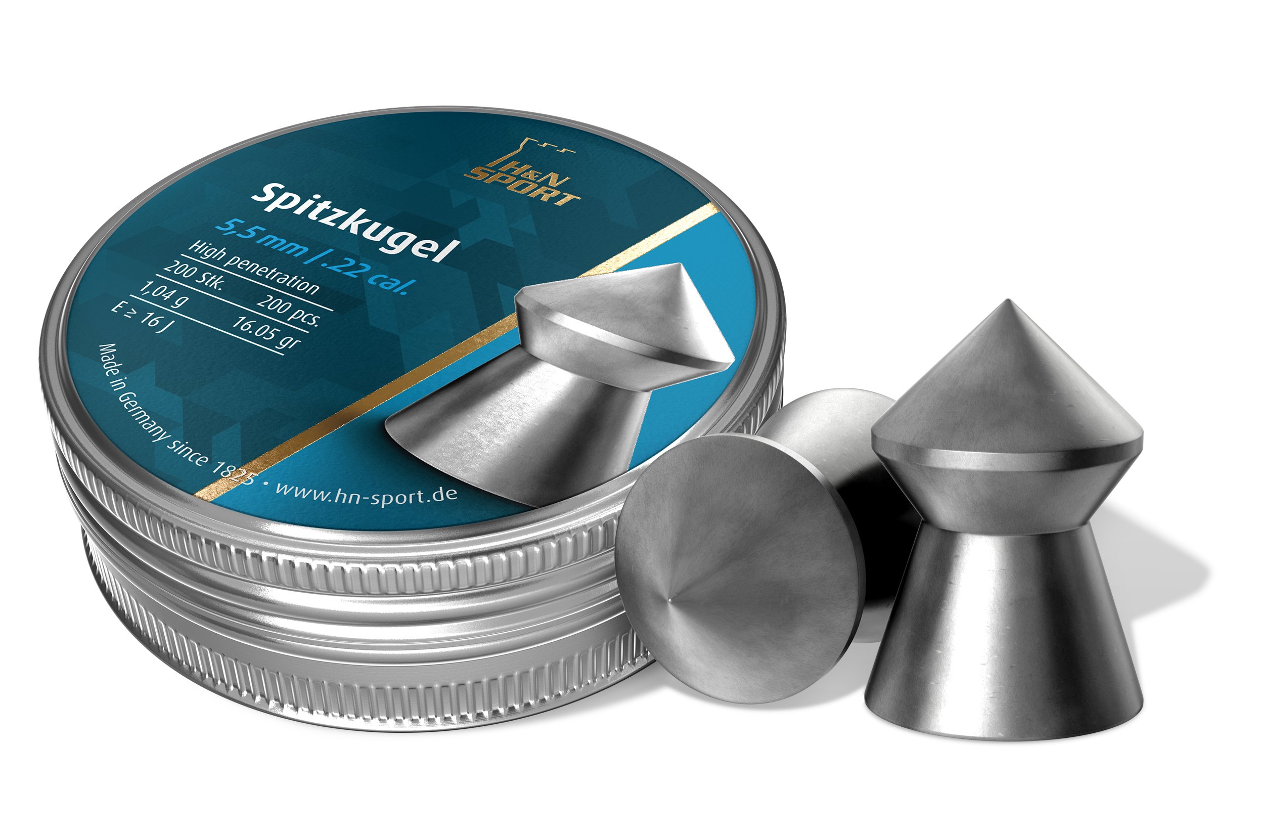 Haendler & Natermann Excite Coppa-Spitzkugel Pointed Pellets (200 Count)