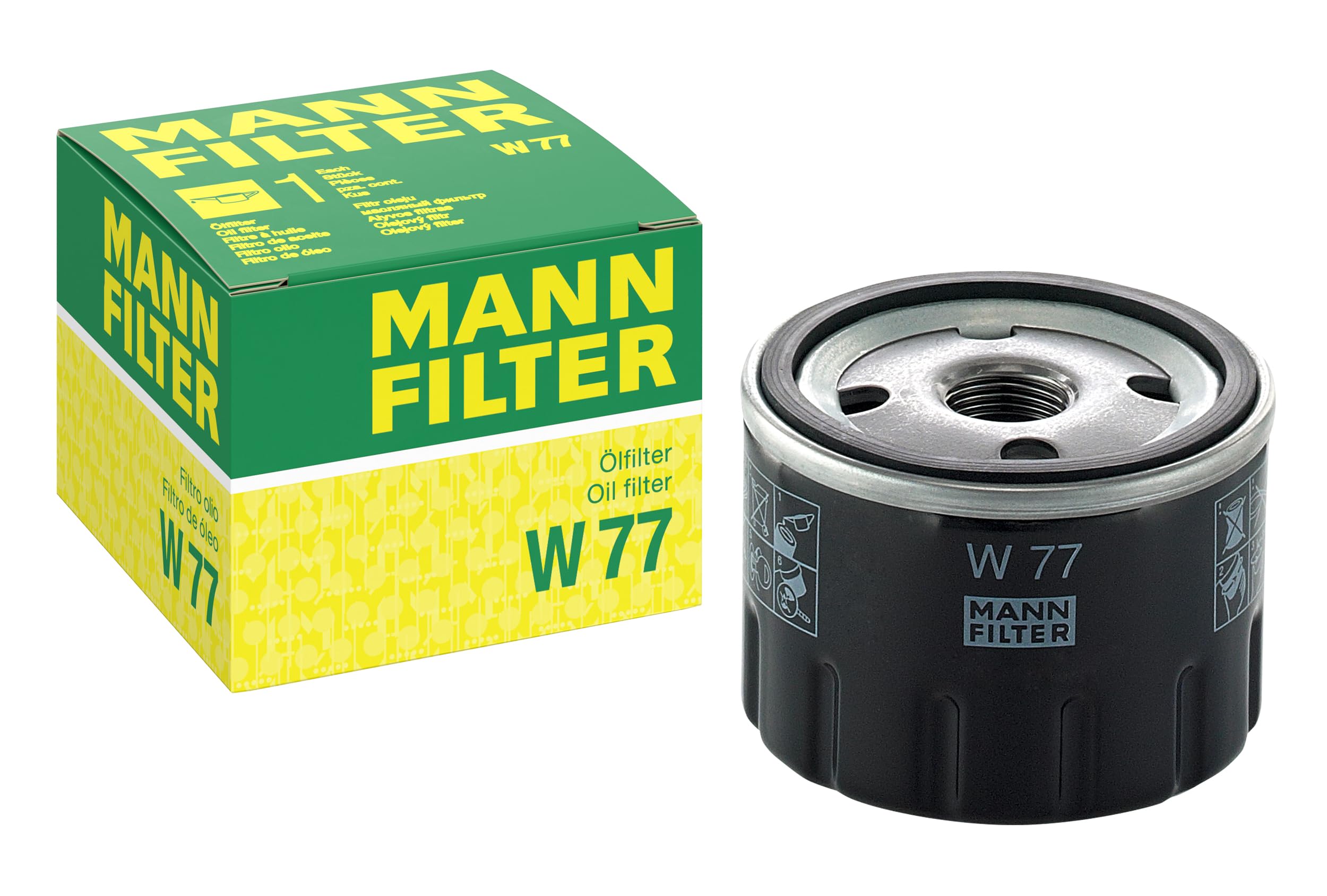 MANN-FILTER W 77 Oil Filter - for Off-Highway Applications