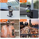 HAFOKO Magnetic Mount Cage for DJI OSMO Pocket 3 | 180° Adjustable Adapter Stand view 3