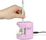 Rapesco 1446 PS12-USB Automatic Pencil Sharpener Candy Pink 6-8 & 9-12mm view 5