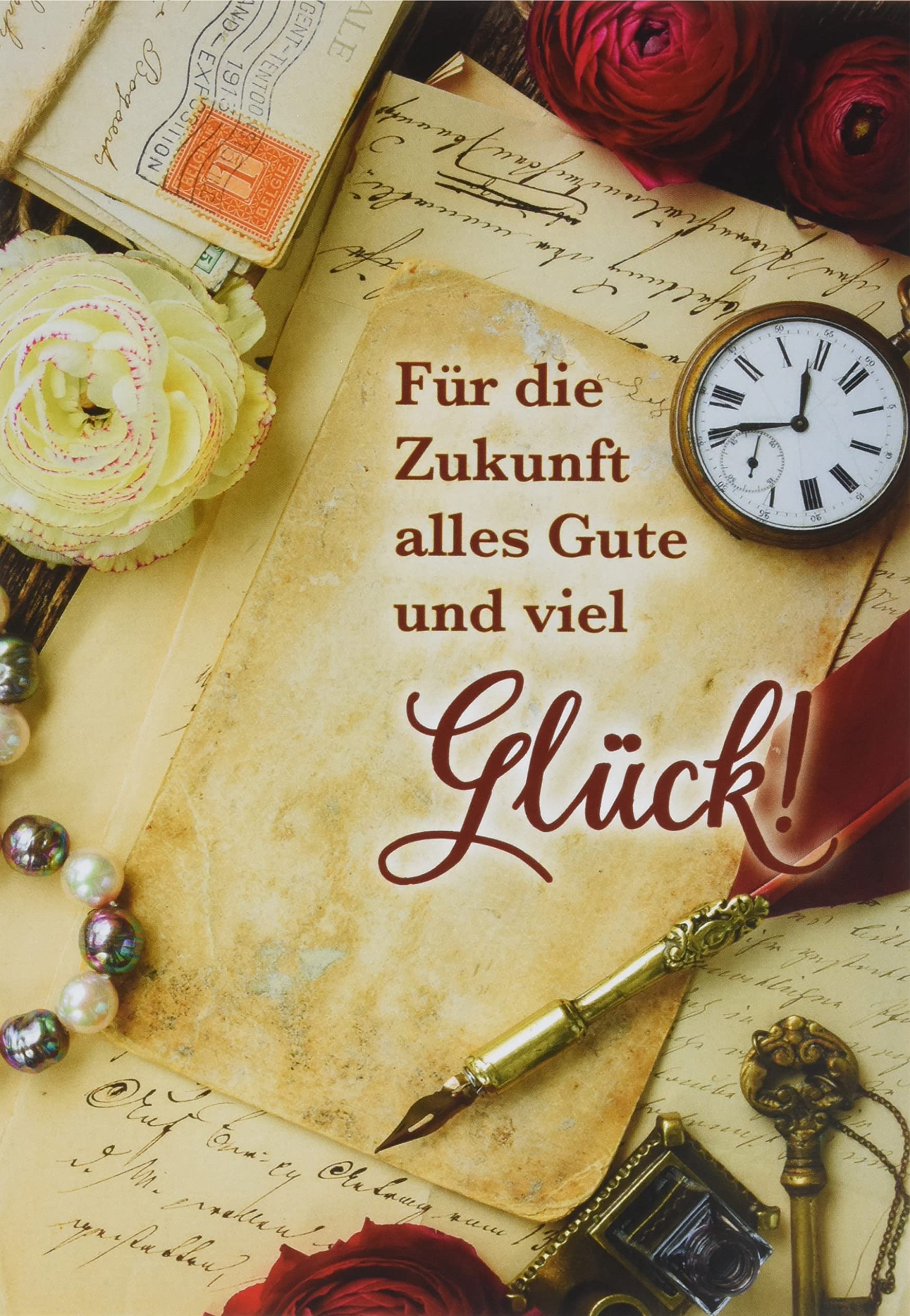 Anniversary Card Basic Classic - Feather - 11.6 x 16.6 cm