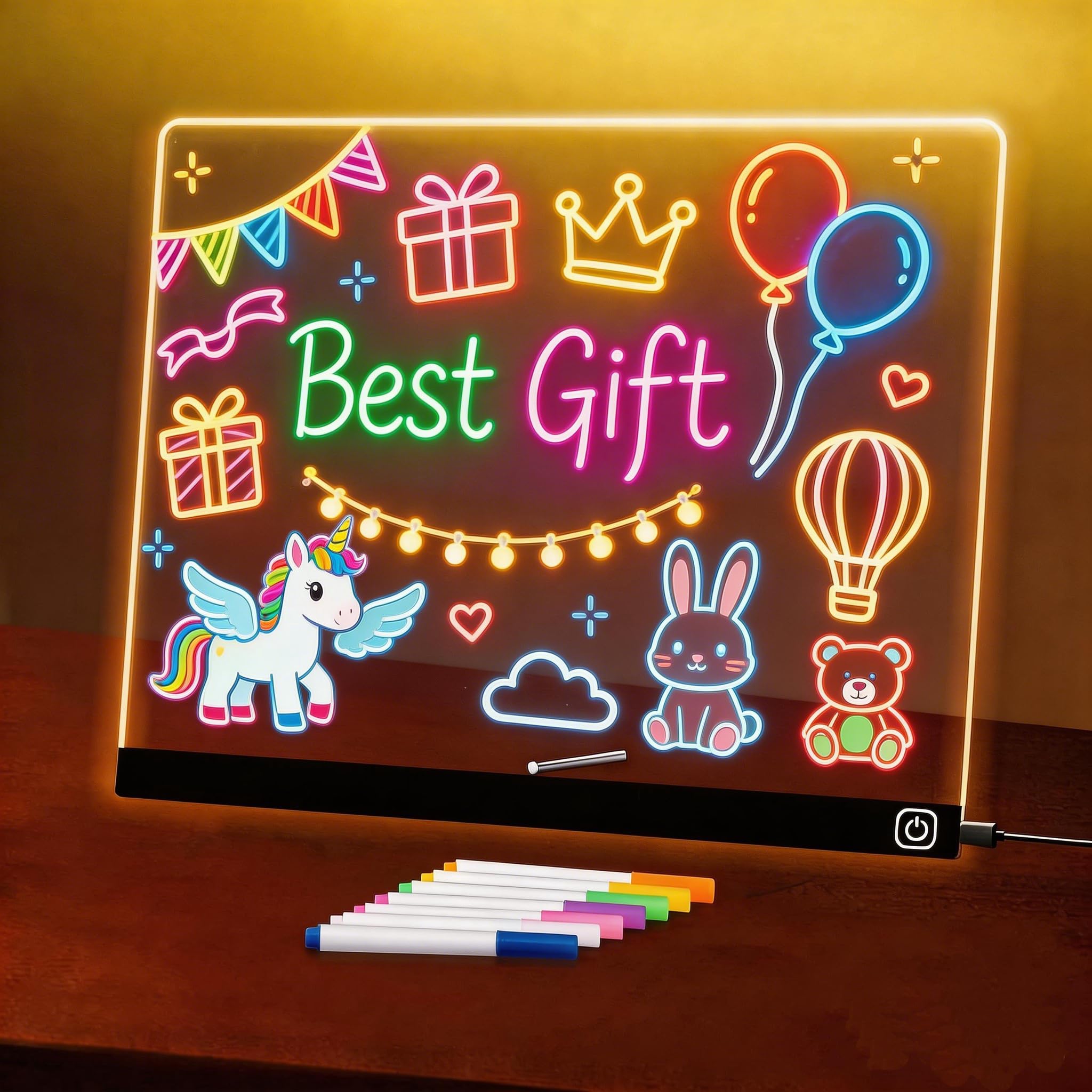 Panel Led Note Card LED Note Board with Colors, 11.8