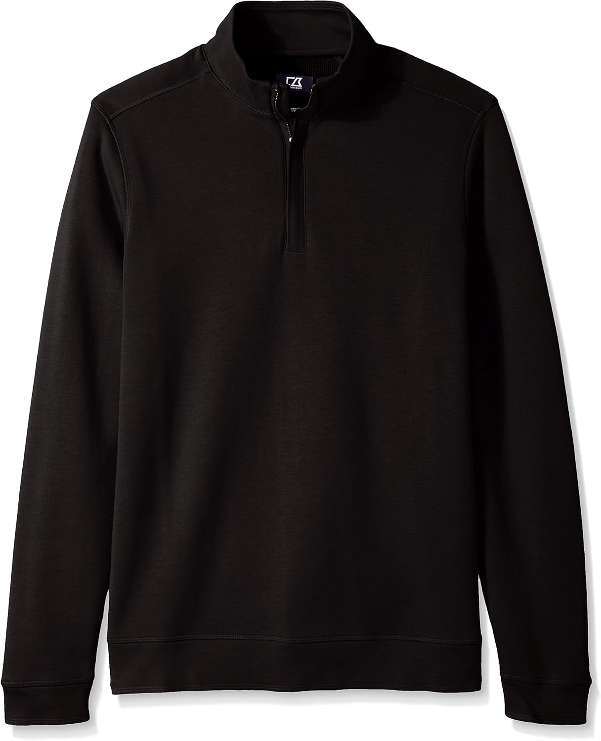 Cutter & Buck Men's Big and Tall Long Sleeve Pima Decatur Half-Zip: Clothing