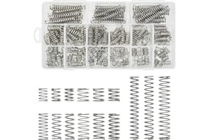 BDS-HOME 240pcs Compression Springs Assortment Kit, 15 Different Sizes Stainless Steel Springs for Shop and Home Repairs in I