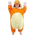 SAZAC Official Pokémon Eevee Kigurumi Onesie - Kids Costume & Pajamas For 5-9 Year Olds (130cm) - View #3
