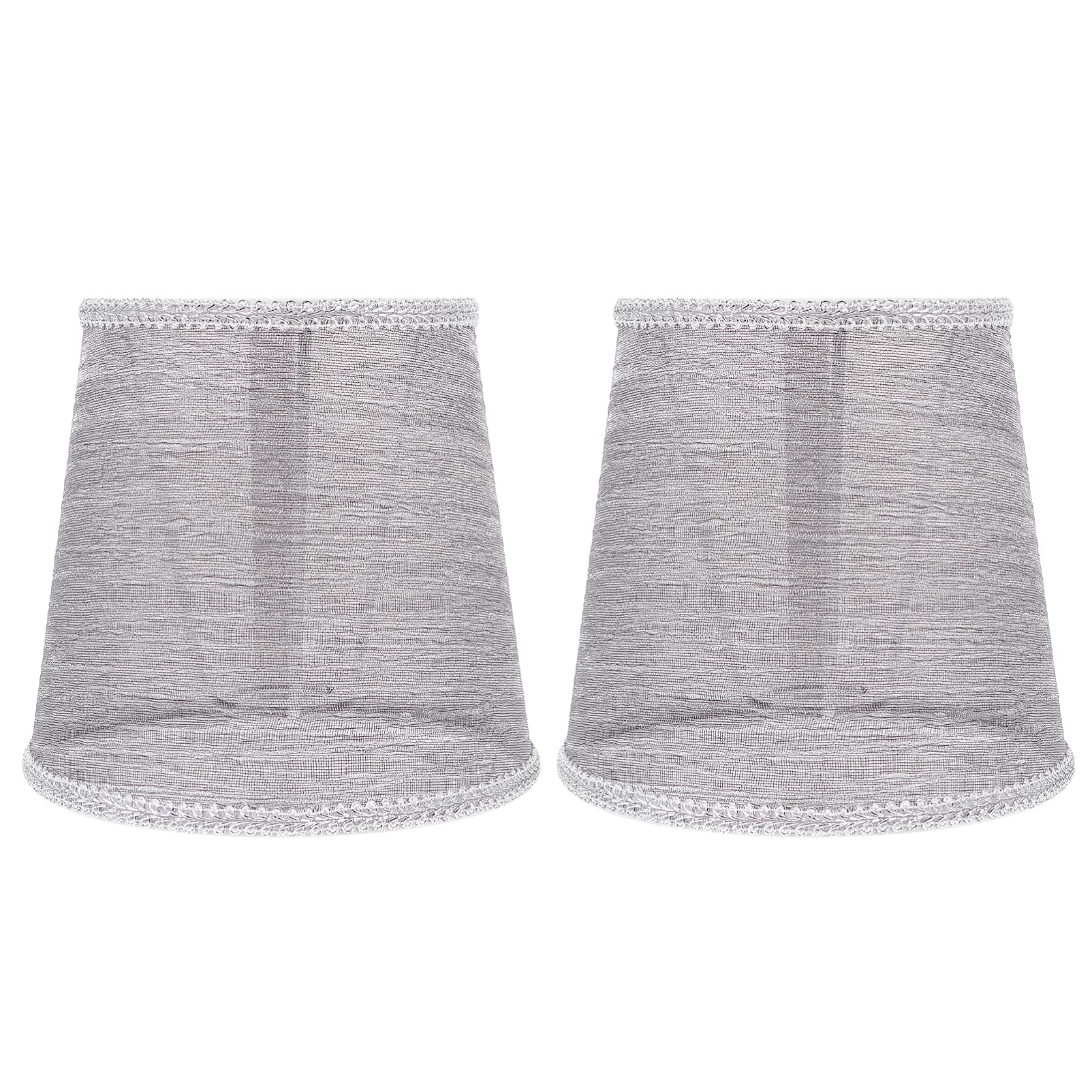 Uonlytech Ceiling Chandelier 2pcs Fabric Lampshade Fabric Big Lampshades for Table and Floor Light Bedside Wall Rustic Shades