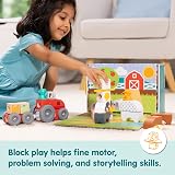 Melissa & Doug Blockables Farm Snap And Play 56 Pcs Wooden Building Set view 5
