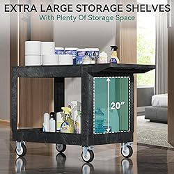 YITAHOME Utility Service Cart on Wheels, 550 lbs