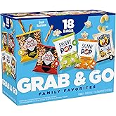 SkinnyPop Family Favorites Variety Pack, Vegan, Original and Dairy Free White Cheddar Popcorn, Dot's and Honey Mustard Pretze
